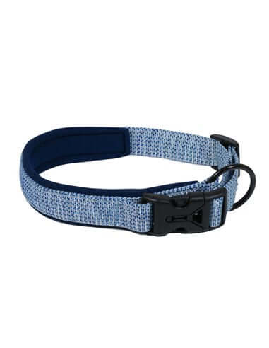 Farm Company Nylon Deluxe Collar Blue Navy - L 25mmx43 50cm - مستلزمات الكلاب - Zue For Pet Supplies Co.