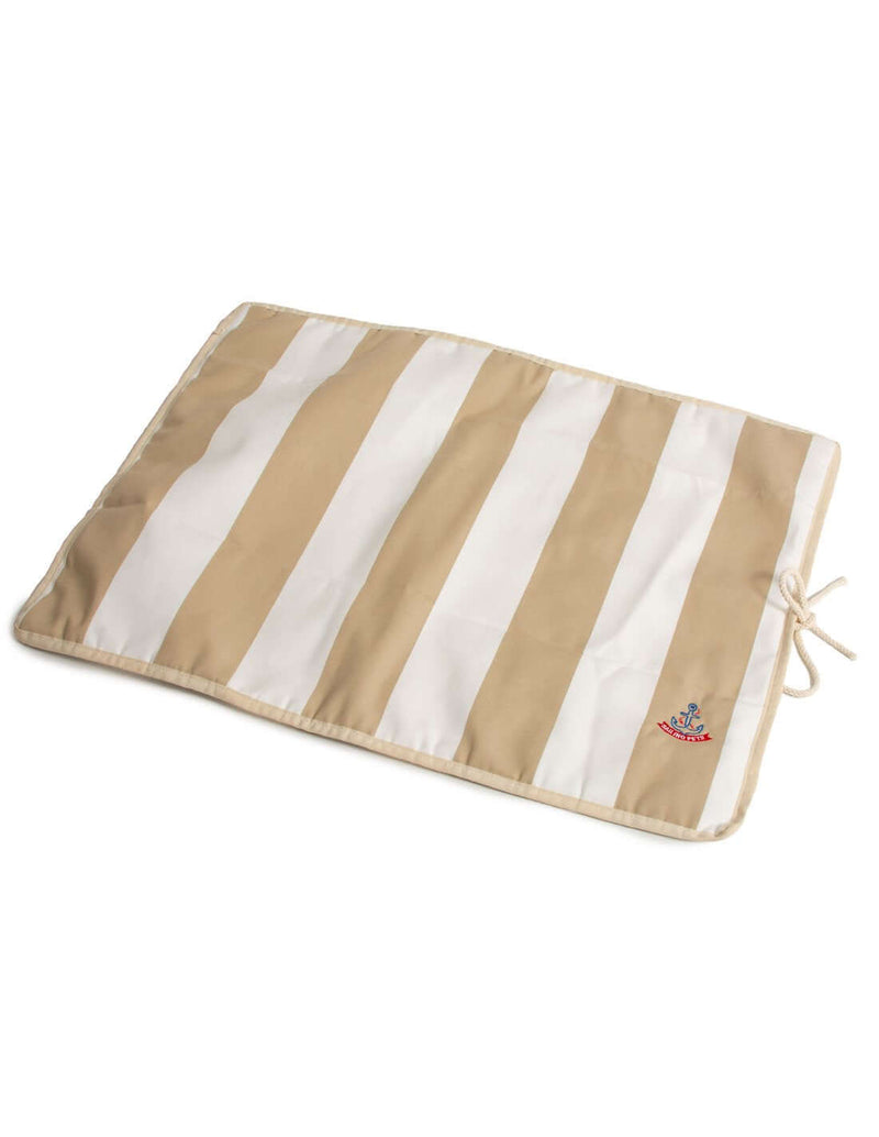 Farm Company Sailing Pet Collection Foldable Cushion Made in Italy white/beige 70x54cm - اكسسوارات الكلاب - Zue For Pet Supplies Co.