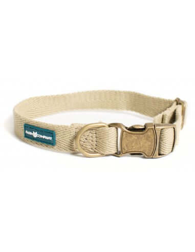 Farm Company Green Soybean Adj. Collar Taupe - 2.5x38 60cm - مستلزمات الحيوانات الأليفة - Zue For Pet Supplies Co.