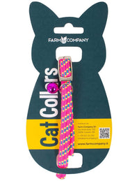 Farm Company Nylon elastic cat collar - 1x30cm - مستلزمات الحيوانات الأليفة - Zue For Pet Supplies Co.