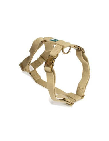 Farm Company Green Soybean Adjustable Harness  Taupe - 2.5x60 80cm - مجموعة رباط تحكم وصدرية للكلاب - Zue For Pet Supplies Co.