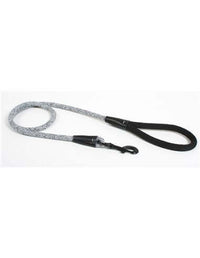 Farm Company Nylon Deluxe Rope Leash Reflective Silver - 1.1x120cm Silver - رباط تحكم للكلاب - Zue For Pet Supplies Co.