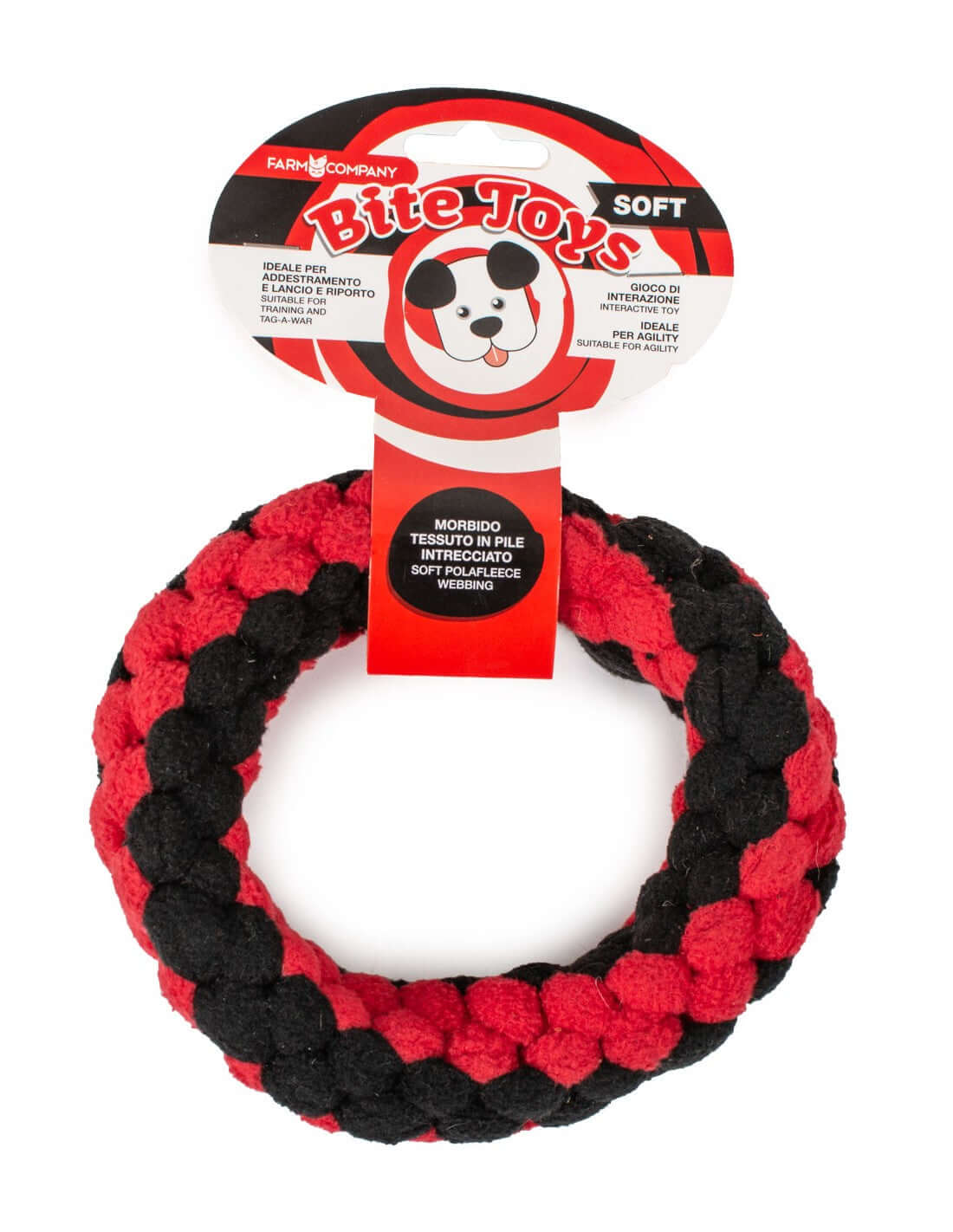 Farm Company Polarfleece Bite Toys Soft Ring S/13cm - ألعاب الكلاب - Zue For Pet Supplies Co.