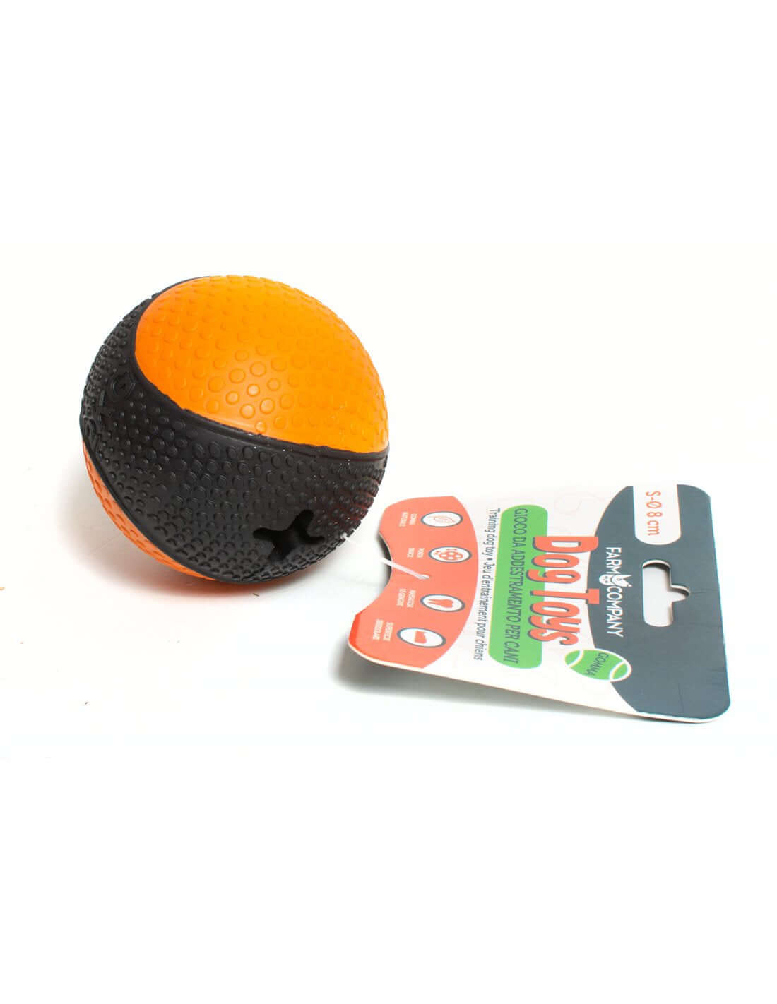 Farm Company Rubber Treat Holding Strong Ball - S 8cm - Zue For Pet Supplies Co.