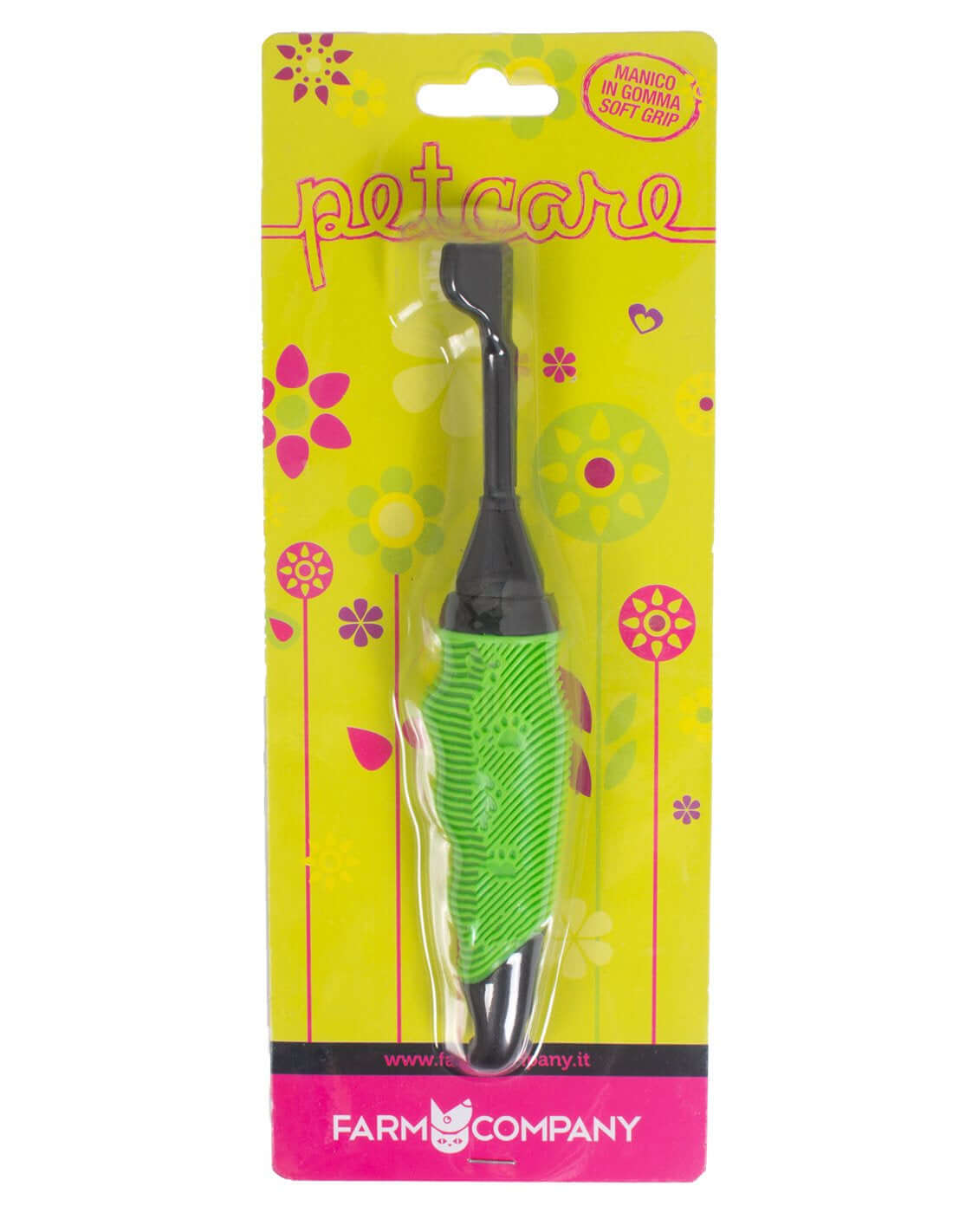 Farm Company Triple Sided Toothbrush Rubber Soft Grip - مستلزمات النظافة والعناية والرعاية - Zue For Pet Supplies Co.