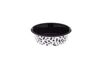 Ferribiella Pattern Bowl D.13cm S 470ml Black - وعاء للحيوانات الأليفة - Zue For Pet Supplies Co.