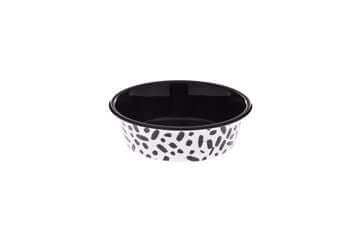 Ferribiella Pattern Bowl D.13cm S 470ml Black - وعاء للحيوانات الأليفة - Zue For Pet Supplies Co.