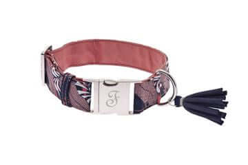 Ferribiella Kami Collar S 2.5X22-35cm Pink - طوق الكلاب - Zue For Pet Supplies Co.
