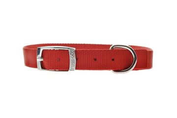 Ferribiella Nylon Collar w/Rhinestones 20mmx45cm Red - طوق الكلاب - Zue For Pet Supplies Co.