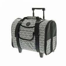 Ferribiella Trolley Medium 25X40X30cm Pied-De-Poule - Zue For Pet Supplies Co.