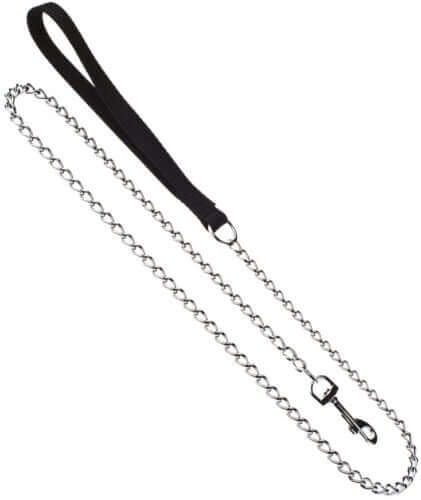 Ferribiella Padded Nylon Handle + Chain 4X60cm 25mm Black - Zue For Pet Supplies Co.