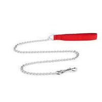 Ferribiella Padded Nylon Handle + Chain 4X60cm 25mm Red - Zue For Pet Supplies Co.