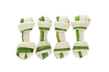 Ferribiella Colored Knotted Bones 4pcs. 120gr 10cm - مكافأت الحيوانات الأليفة - Zue For Pet Supplies Co.