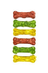 Ferribiella Micro Colored Bones 96gr 5cm - مكافأت الحيوانات الأليفة - Zue For Pet Supplies Co.