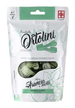 Ferribiella Ortolini Mint Orange Brush M 180gr 12pcs. - مكافأت الحيوانات الأليفة - Zue For Pet Supplies Co.