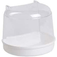 Flamingo Bath House For Round Cages White - اكسسوارات الطيور - Zue For Pet Supplies Co.