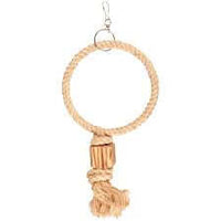 Flamingo Bbq Parakeet Toy Rope 1 Ring 24cm - اكسسوارات الطيور - Zue For Pet Supplies Co.