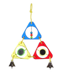 Flamingo Bt Delta Triangle Assortiment 11X2X16cm - اكسسوارات الطيور - Zue For Pet Supplies Co.