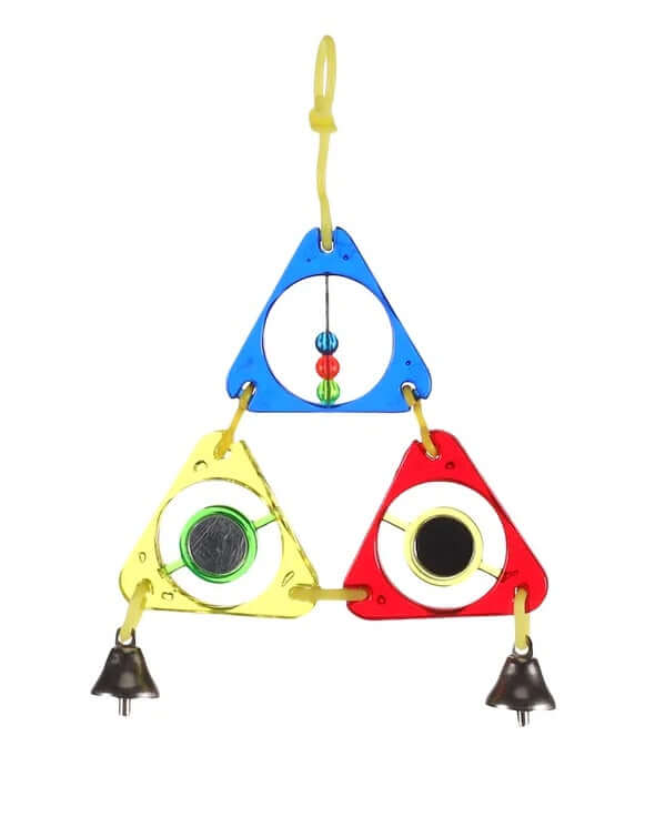 Flamingo Bt Delta Triangle Assortiment 11X2X16cm - اكسسوارات الطيور - Zue For Pet Supplies Co.