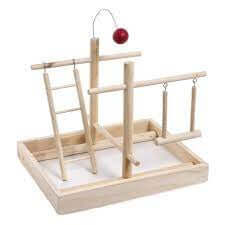 Flamingo Playground For Birds Medium 28.5X23X24.5cm - اكسسوارات الطيور - Zue For Pet Supplies Co.