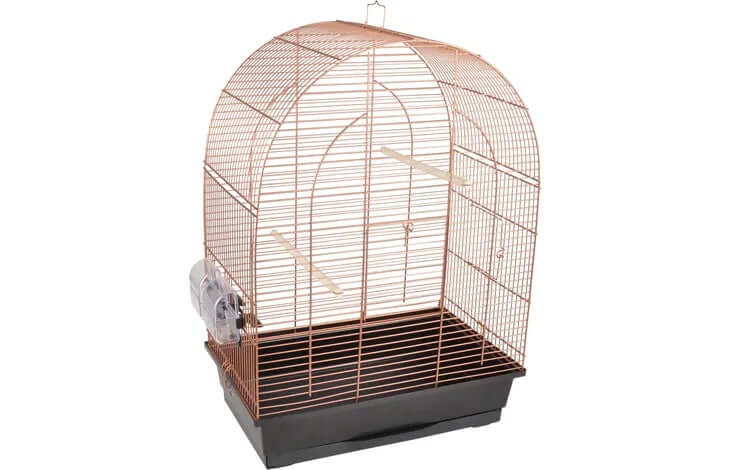 Flamingo Parakeet Cage Klara 2 Copper 45X28 X62.5cm - قفص للطيور - Zue For Pet Supplies Co.