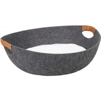 Flamingo Basket Mexxi Felt Grey 48.5X46X15.5cm - اكسسوارات القطط - Zue For Pet Supplies Co.