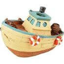 Flamingo Ad Ropa Shipwreck 12X7X8cm - اكسسوارات الأسماك - Zue For Pet Supplies Co.