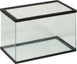 Glass Aquarium 30X15X20cm Black - اكسسوارات الأسماك - Zue For Pet Supplies Co.