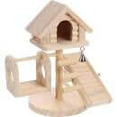 Smt Playground Treehouse 22.5X16X23cm - اكسسوارات الحيوانات الصغيرة - Zue For Pet Supplies Co.