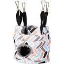 Flamingo Hamster House Clavio 2 Holes Vertical Hanger 10X10X10cm - اكسسوارات الحيوانات الصغيرة - Zue For Pet Supplies Co.