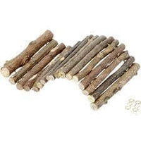 Wooden Bridge 13X21cm - اكسسوارات الحيوانات الصغيرة - Zue For Pet Supplies Co.