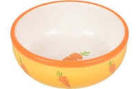 Flamingo Feeding Bowl Small Animal Ibo Ceramic Yellow 13cm 310ml - مستلزمات الطعام للحيوانات الصغيرة - Zue For Pet Supplies Co.