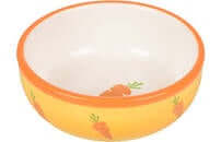 Flamingo Feeding Bowl Small Animal Ibo Ceramic Yellow 13cm 310ml - مستلزمات الطعام للحيوانات الصغيرة - Zue For Pet Supplies Co.