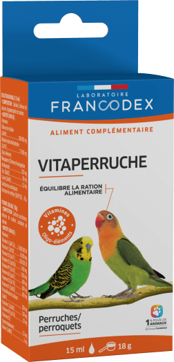 Francodex Vitaperruche Bird 18g 15ml - فيتامينات الطيور - Zue For Pet Supplies Co.