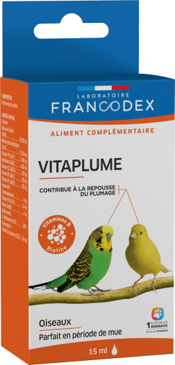 Francodex Vitaplume Bird 15ml - فيتامينات الطيور - Zue For Pet Supplies Co.