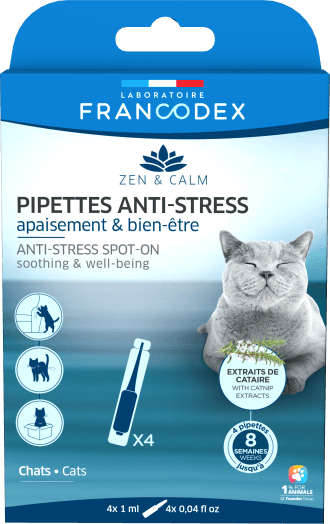 Francodex Anti-Stress Spot-On Cat - مستلزمات النظافة والعناية والرعاية - Zue For Pet Supplies Co.
