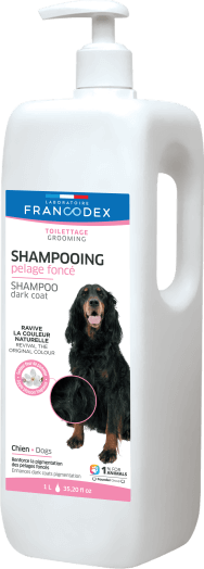 Francodex Black Coat Shampoo Dog 1L - مستلزمات النظافة والعناية والرعاية - Zue For Pet Supplies Co.