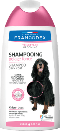 Francodex Black Coat Shampoo Dog 250ml - مستلزمات النظافة والعناية والرعاية - Zue For Pet Supplies Co.