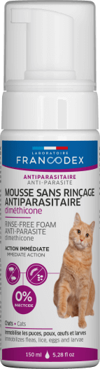Francodex Dimethicone No Rinse 150ml - مستلزمات النظافة والعناية والرعاية - Zue For Pet Supplies Co.