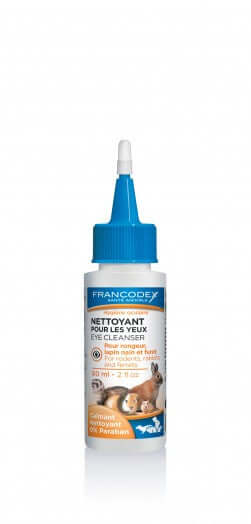 Francodex Eye Care Cleansing Lotion Small Animal 60ml - مستلزمات النظافة والعناية والرعاية - Zue For Pet Supplies Co.