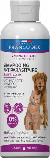 Francodex Gentle Shampoo Dimethicone Dog/Cat 200ml - مستلزمات النظافة والعناية والرعاية - Zue For Pet Supplies Co.