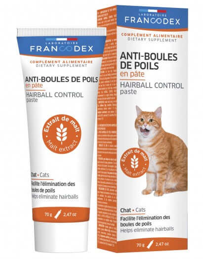 Francodex Hairball Control Paste Cat 70g - مستلزمات النظافة والعناية والرعاية - Zue For Pet Supplies Co.