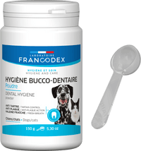 Francodex Powder Toothpaste Dog/Cat 70g - مستلزمات النظافة والعناية والرعاية - Zue For Pet Supplies Co.