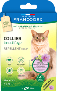 Francodex Repellent Collar Cat - مستلزمات النظافة والعناية والرعاية - Zue For Pet Supplies Co.