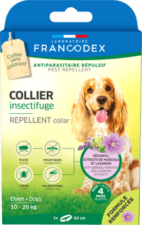 Francodex Repellent Collar Dogs 10/20kg - مستلزمات النظافة والعناية والرعاية - Zue For Pet Supplies Co.