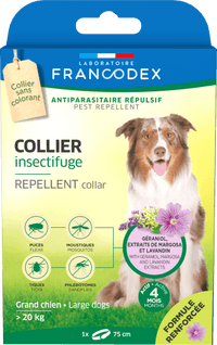 Francodex Repellent Collar Large Dog 75cm - مستلزمات النظافة والعناية والرعاية - Zue For Pet Supplies Co.