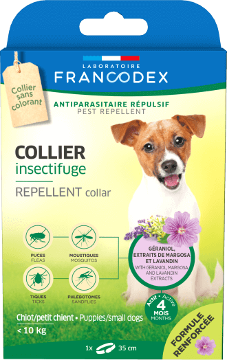 Francodex Repellent Collar Puppy Small Dogs 35cm - مستلزمات النظافة والعناية والرعاية - Zue For Pet Supplies Co.