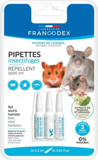 Francodex Repellent Small Animal 3X0.3ml - مستلزمات النظافة والعناية والرعاية - Zue For Pet Supplies Co.