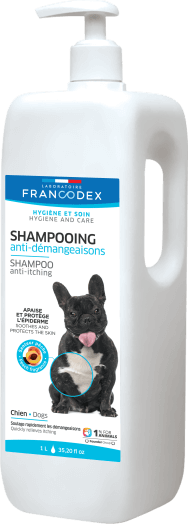 Francodex Shampoo Anti-Itching Dog 1L - مستلزمات النظافة والعناية والرعاية - Zue For Pet Supplies Co.