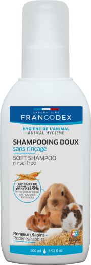 Francodex Soft Shampoo Rinse Free  Small Animal 100ml - مستلزمات النظافة والعناية والرعاية - Zue For Pet Supplies Co.